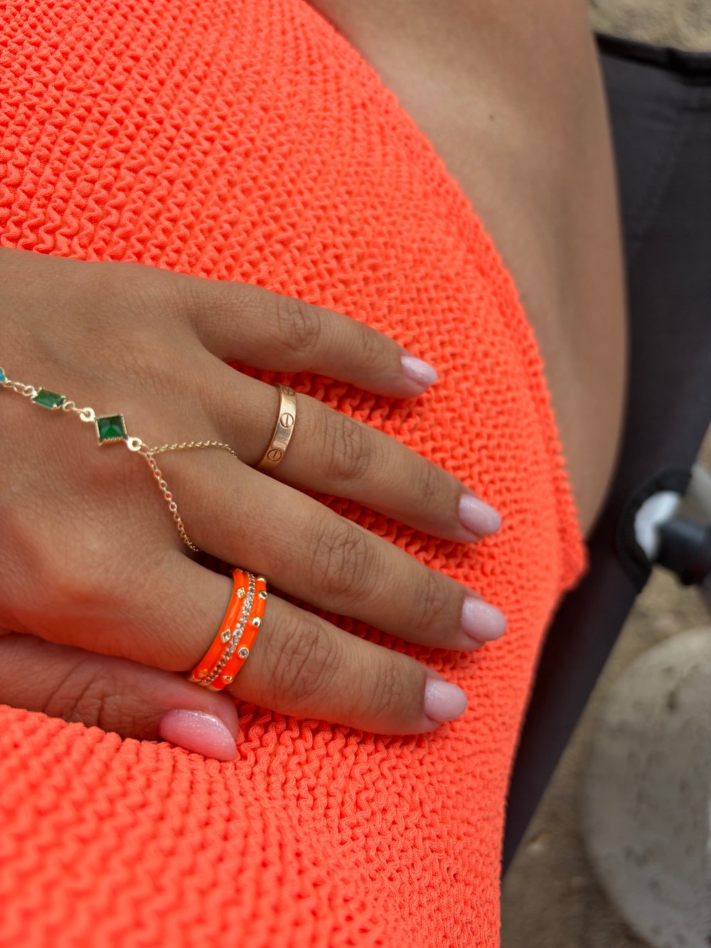 Orange summer ring 