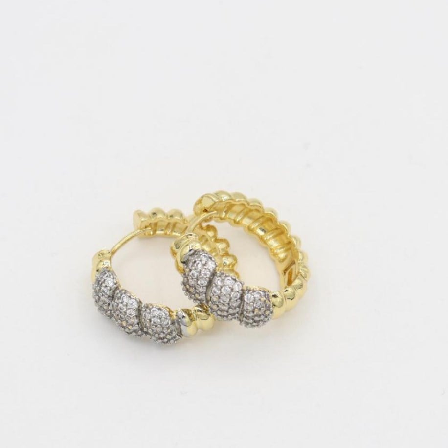 Pavé Bubble Huggies