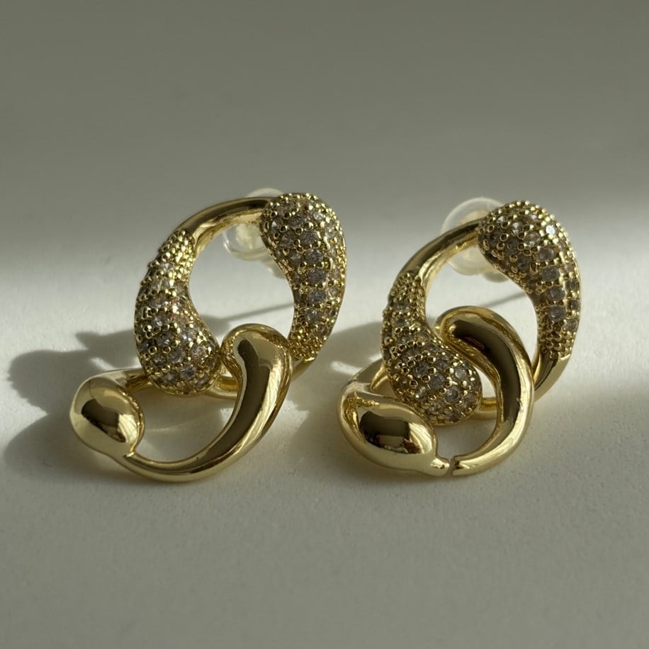 Twisted Luxe Hoops