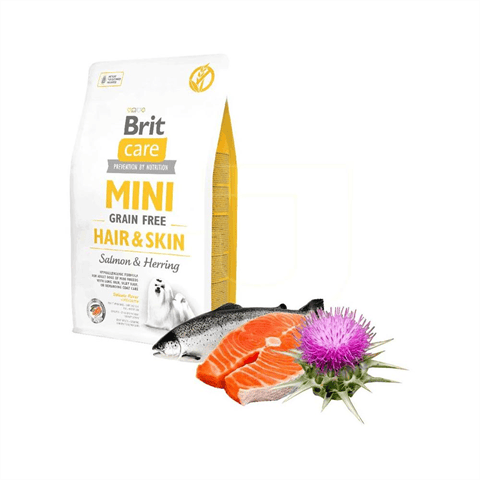 Brit Care Mini Hair Skin Somonlu Köpek Maması 2 kg