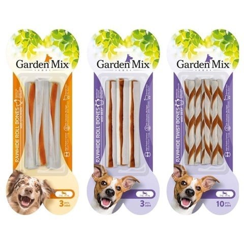 Garden Mix Kemik Köpek Ödül Maması 3 Adet Karışık