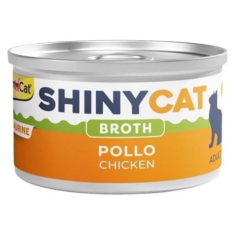 Gimcat Shinycat Broth Sos İçinde Tavuklu Kedi Konservesi 70 gr 24'lü
