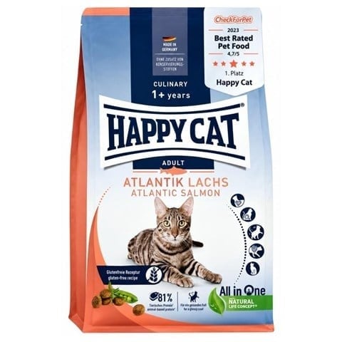 Happy Cat Culinary Atlantic Lachs Somonlu Yetişkin Kedi Maması 4 kg