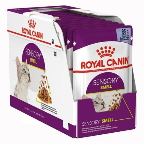 Royal Canin Sensory Smell Gravy Yetişkin Kedi Yaş Maması 85 gr 12 Adet
