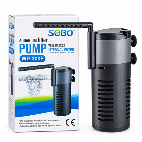 Sobo WP-300F Mini Akvaryum İç Filtre 150 L/saat 2W