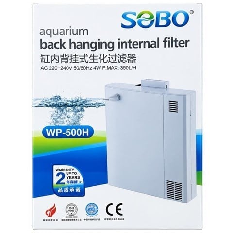 Sobo WP-500H Akvaryum Askı Filtresi 350 litre/saat