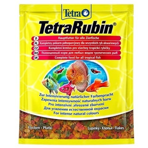 Tetra Rubin Renk Canlandırıcı Tropikal Balık Yemi 12 gr