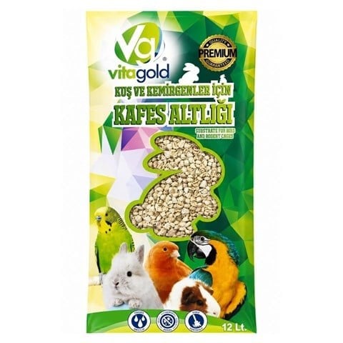 Vitagold Mısır Granülü Kuş ve Kemirgen Altlığı 12 lt