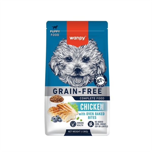 Wanpy Tahılsız Tavuklu Yavru Köpek Maması 1,5 kg