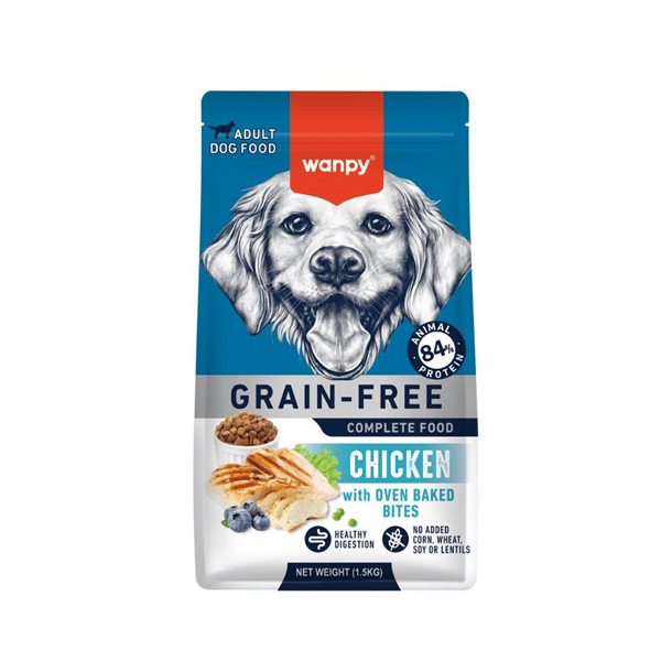 Wanpy Tahılsız Tavuklu Yetişkin Köpek Maması 1,5 kg