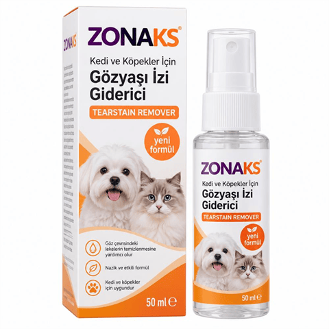 Zonaks Kedi ve Köpek Gözyaşı İzi Temizleyici 50 ml