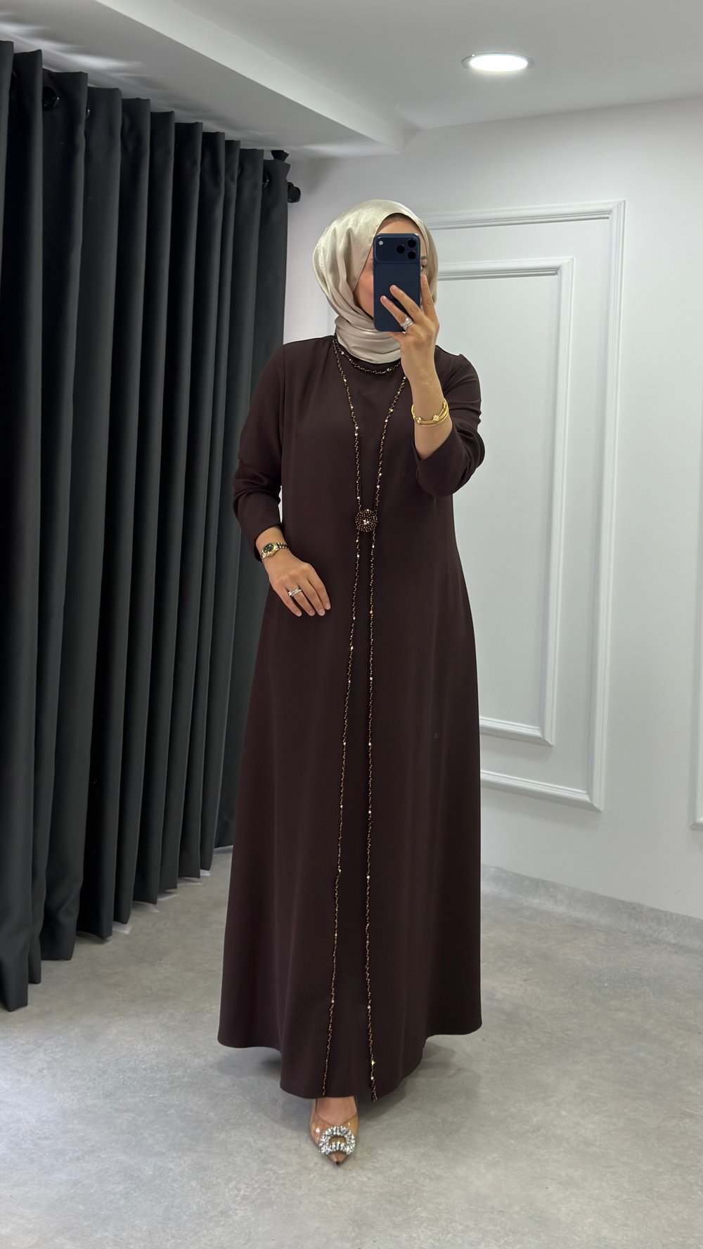 Hüma Elbise | Kahve