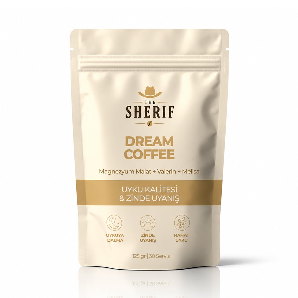 The Sherif DREAM COFFEE (Uyku Kalitesine Katkı + Zinde Uyanma Desteği) 125gr