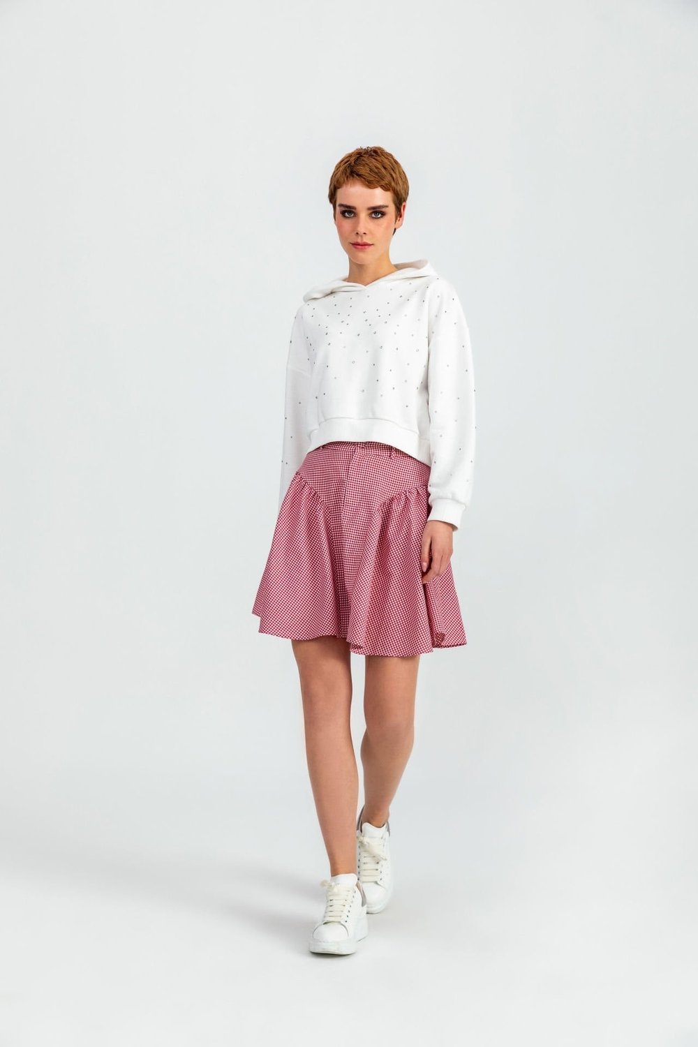 Sparkling Sweatshirt Beyaz