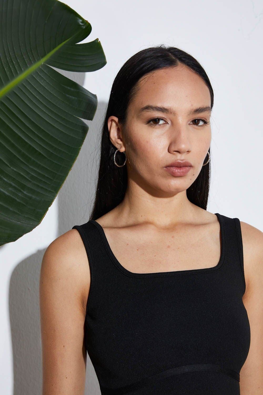 Triko Crop Top Siyah