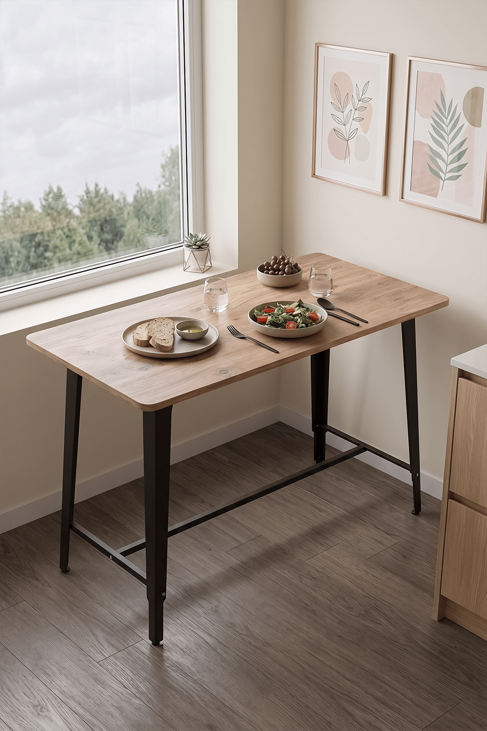 Cemre Çam 60X120 cm Yemek Masası, Mutfak Masası