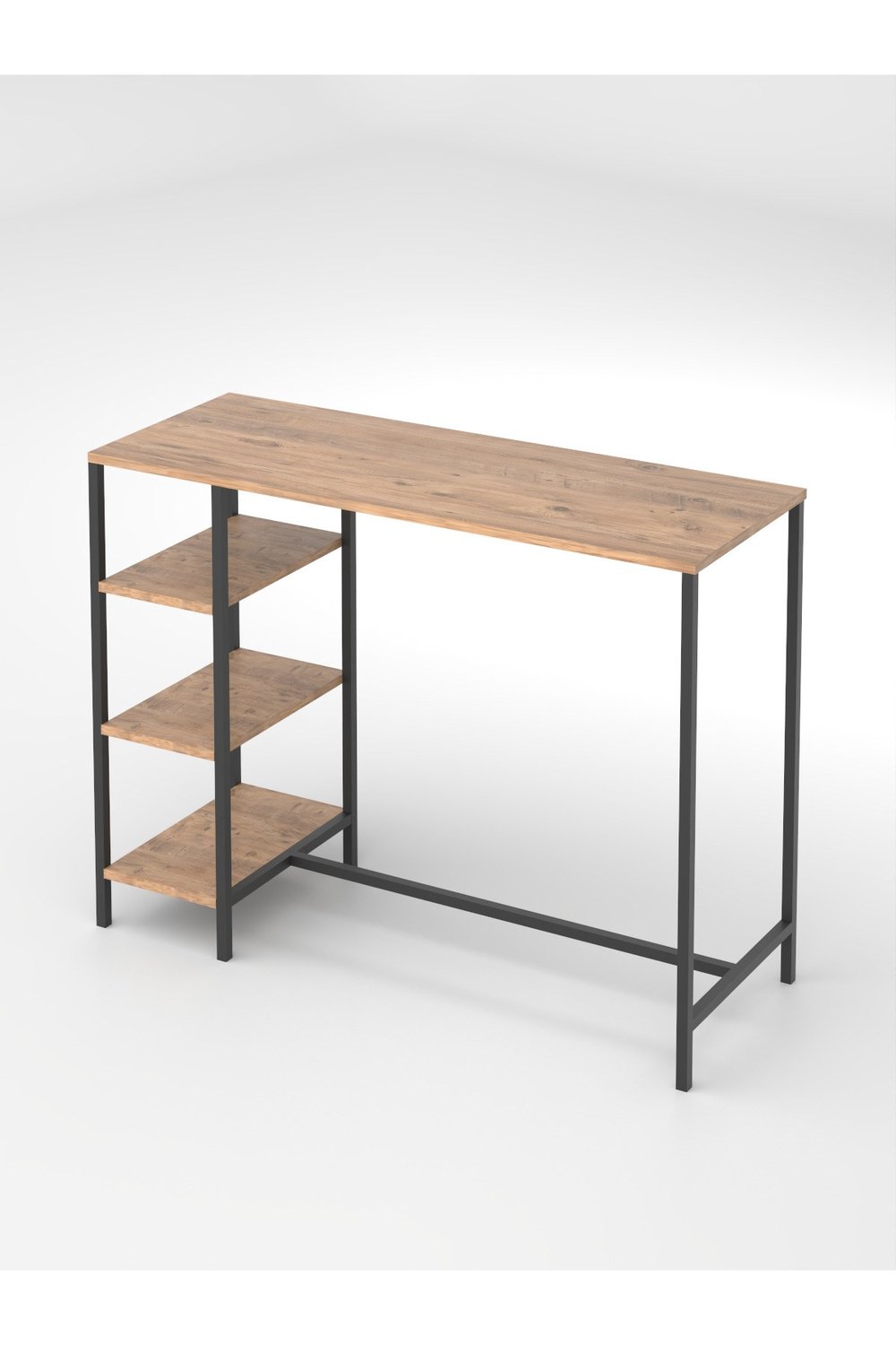 RETODESİGN ÇAM 120/45 RAFLI BAR MASASI 2058A