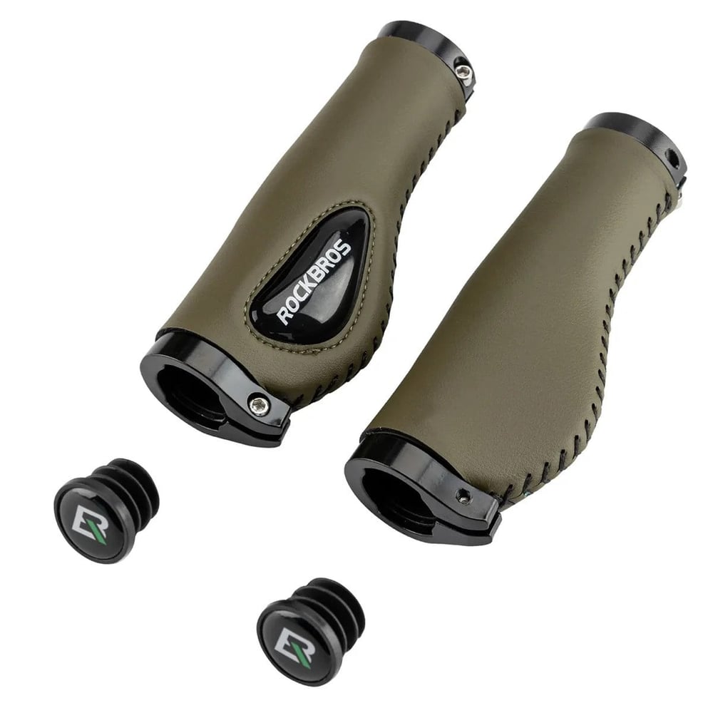 Rockbros Hakiki Deri Ergonomik Bisiklet Elciği (22.2 mm)