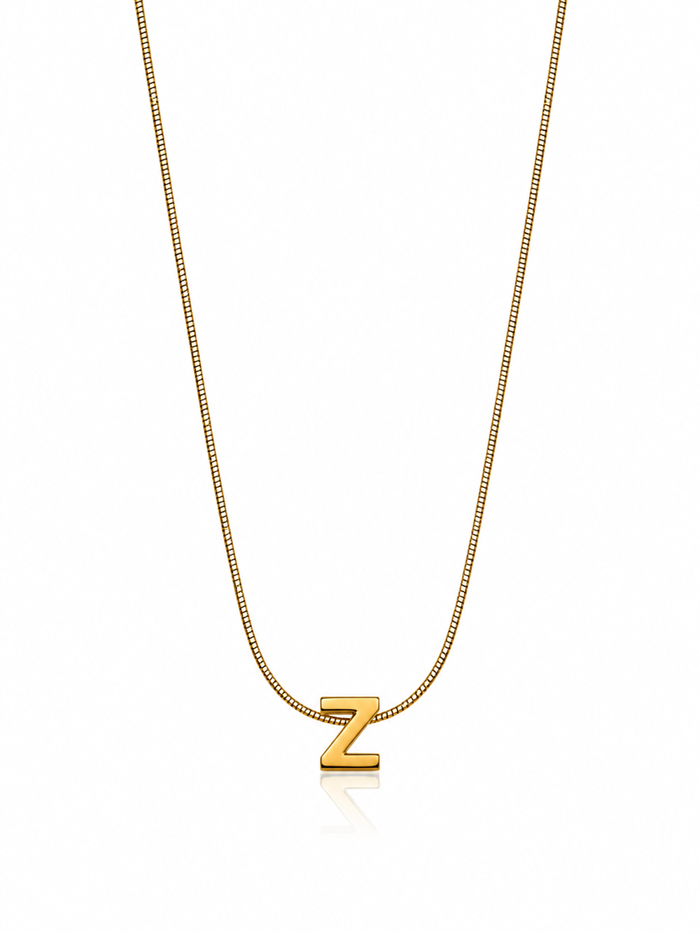 Gold-Çelik S Harf Kolye