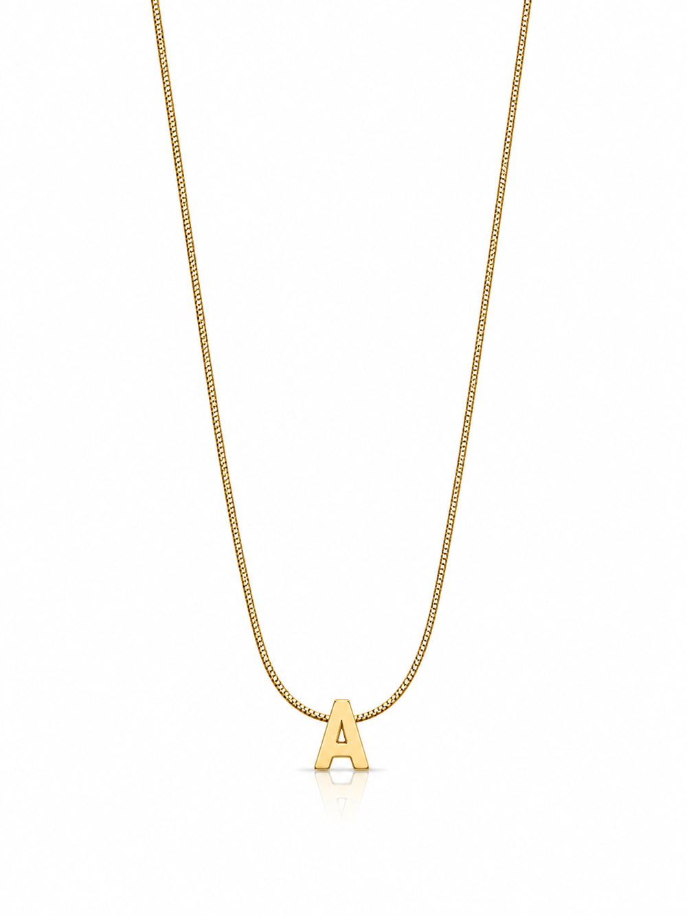 Gold-Çelik S Harf Kolye