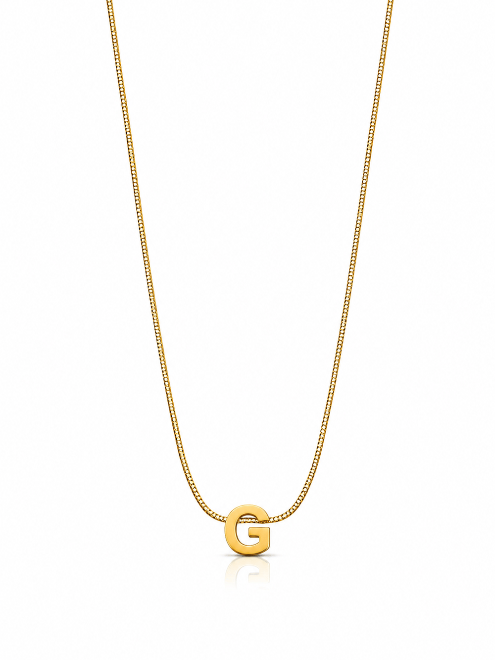 Gold-Çelik S Harf Kolye