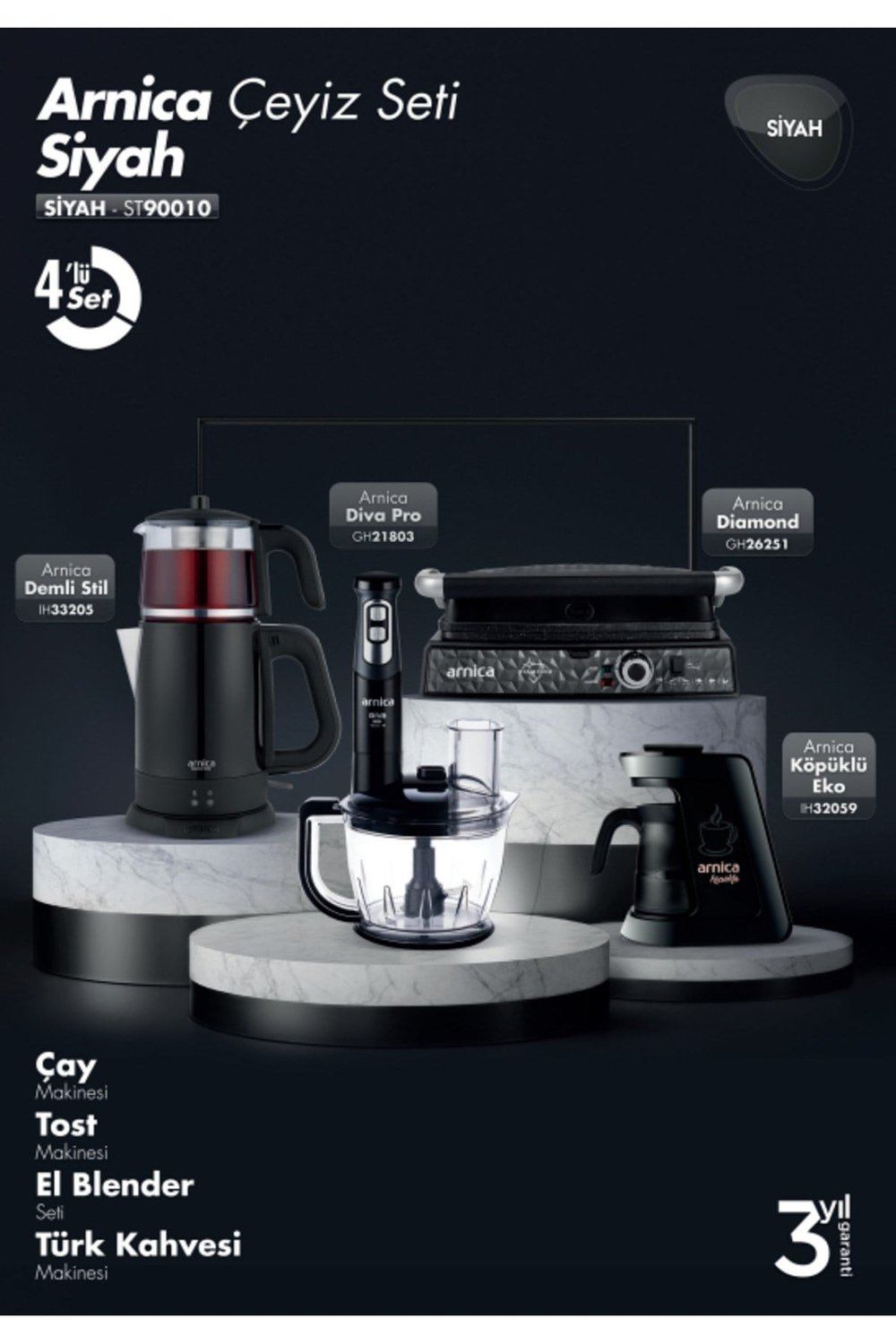 4'lü Elektronik Çeyiz Seti St90010