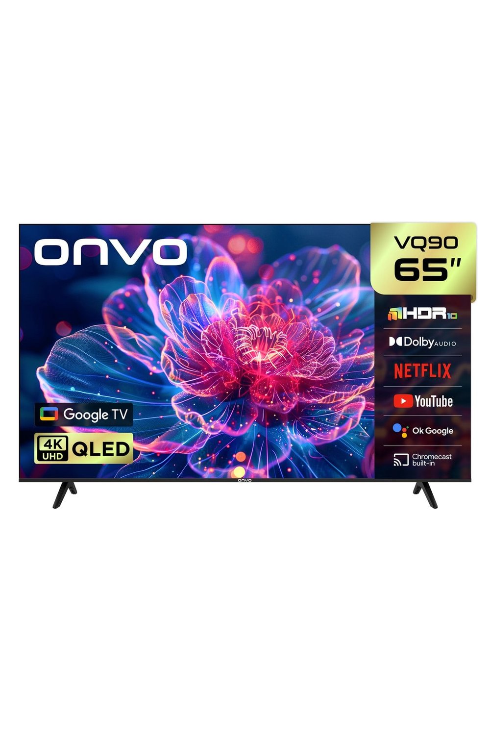 65VQ90F3UA 65'' 165 Ekran Uydu Alıcılı 4K Ultra HD Google Smart QLED TV