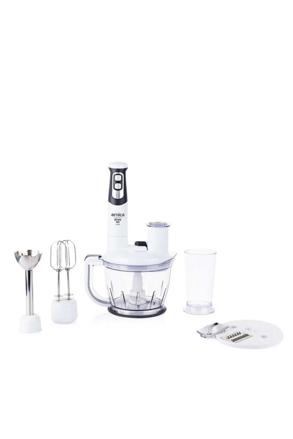 Diva Pro GH21800 Doğrayıcı Blender Seti Beyaz