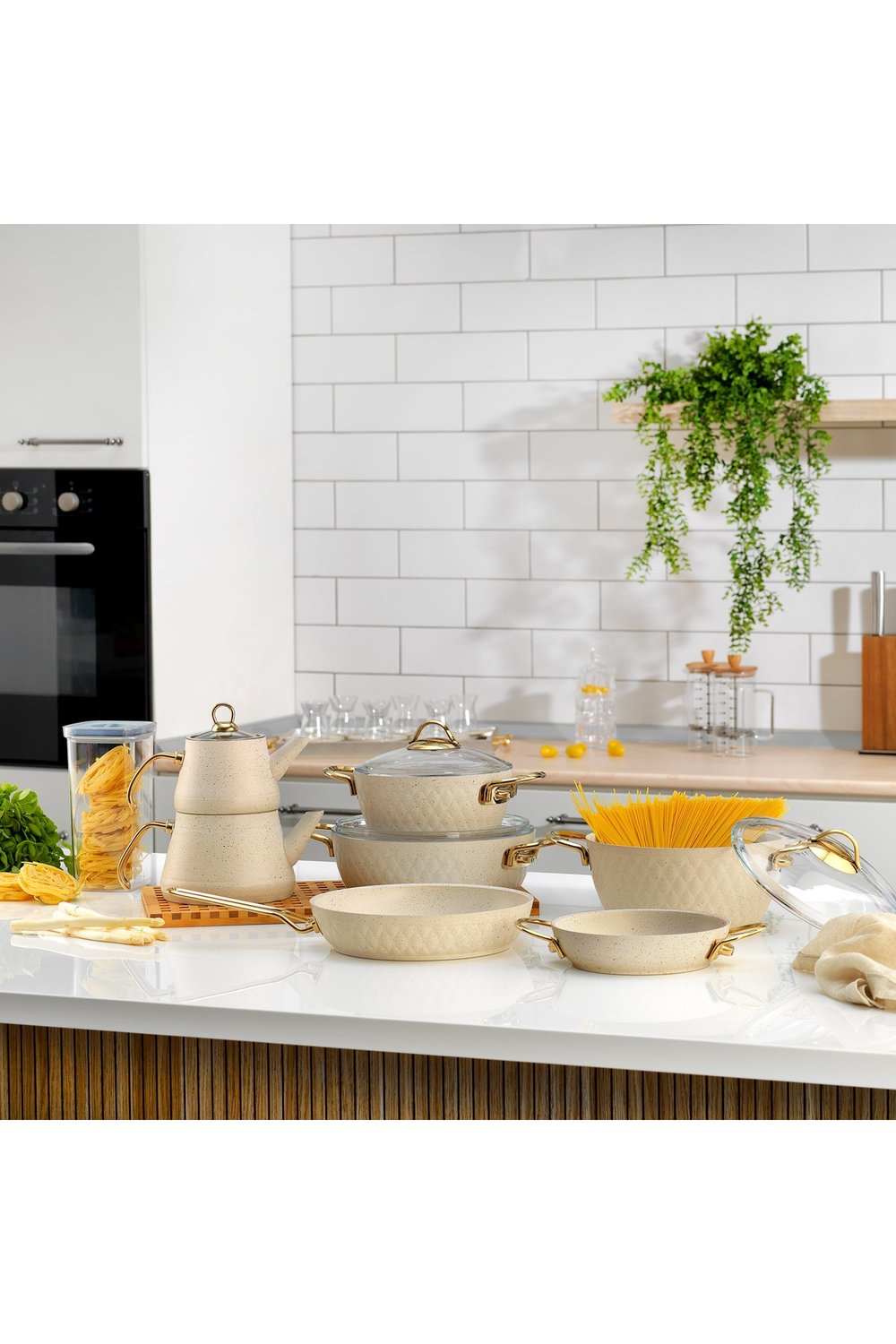 New Range Çeyiz Seti 11 Parça-Beyaz
