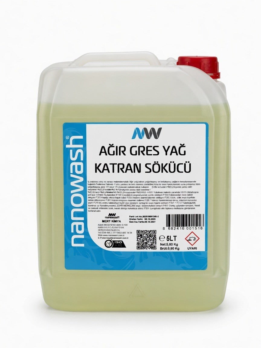 Nanowash Ağır Gres Yağ Katran Sökücü 5 Lt
