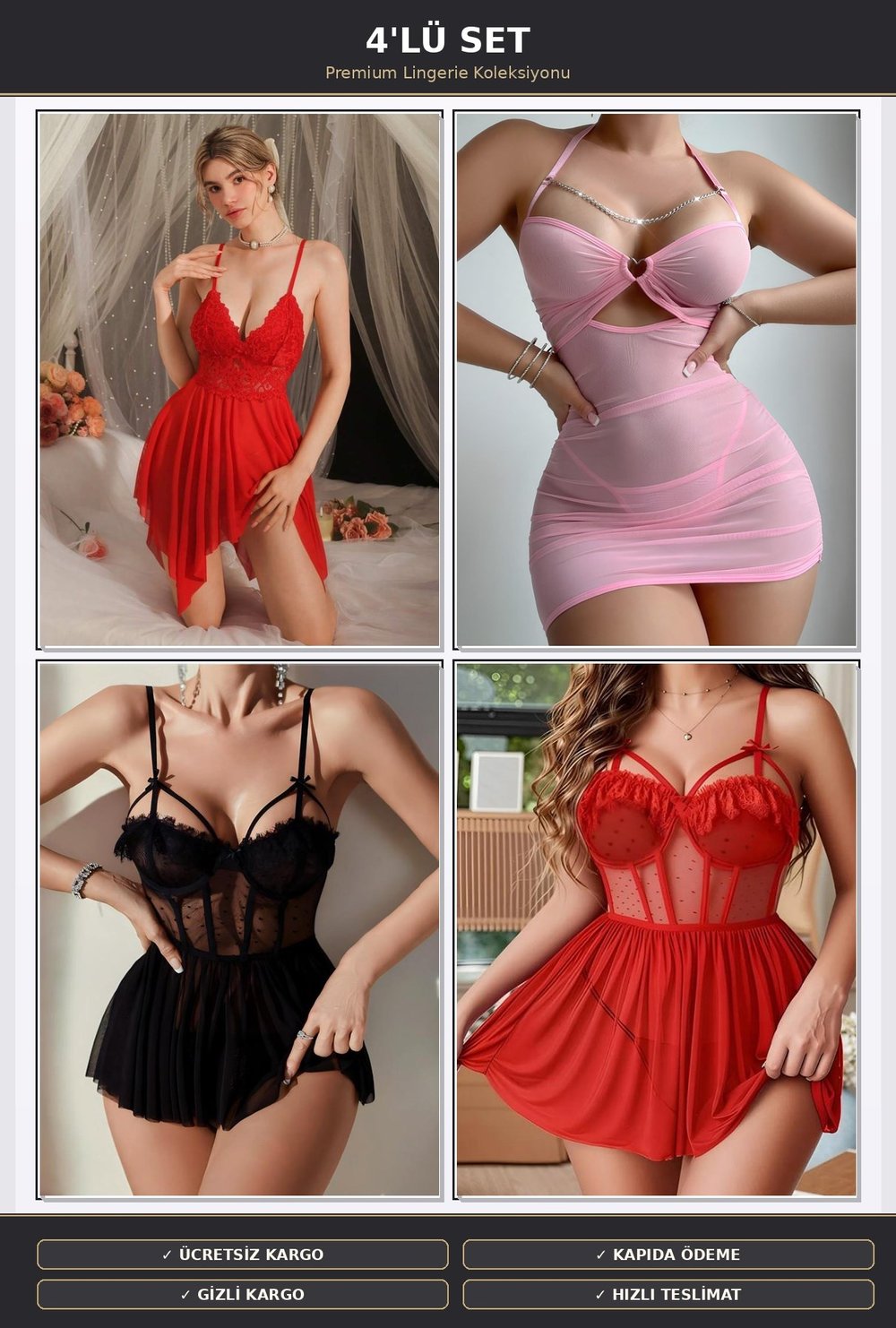 Alev & Gizem 4'lü Özel Paket