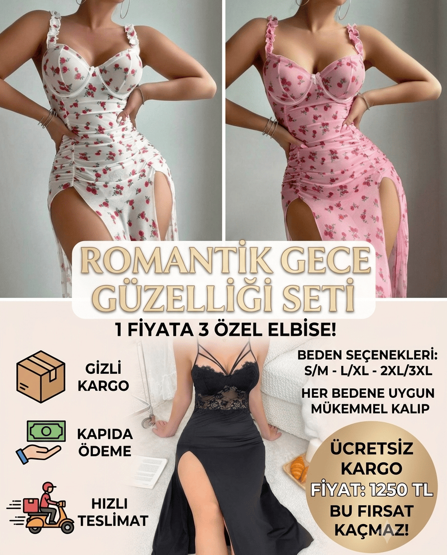 ROMANTİK GECE GÜZELLİĞİ SET-16