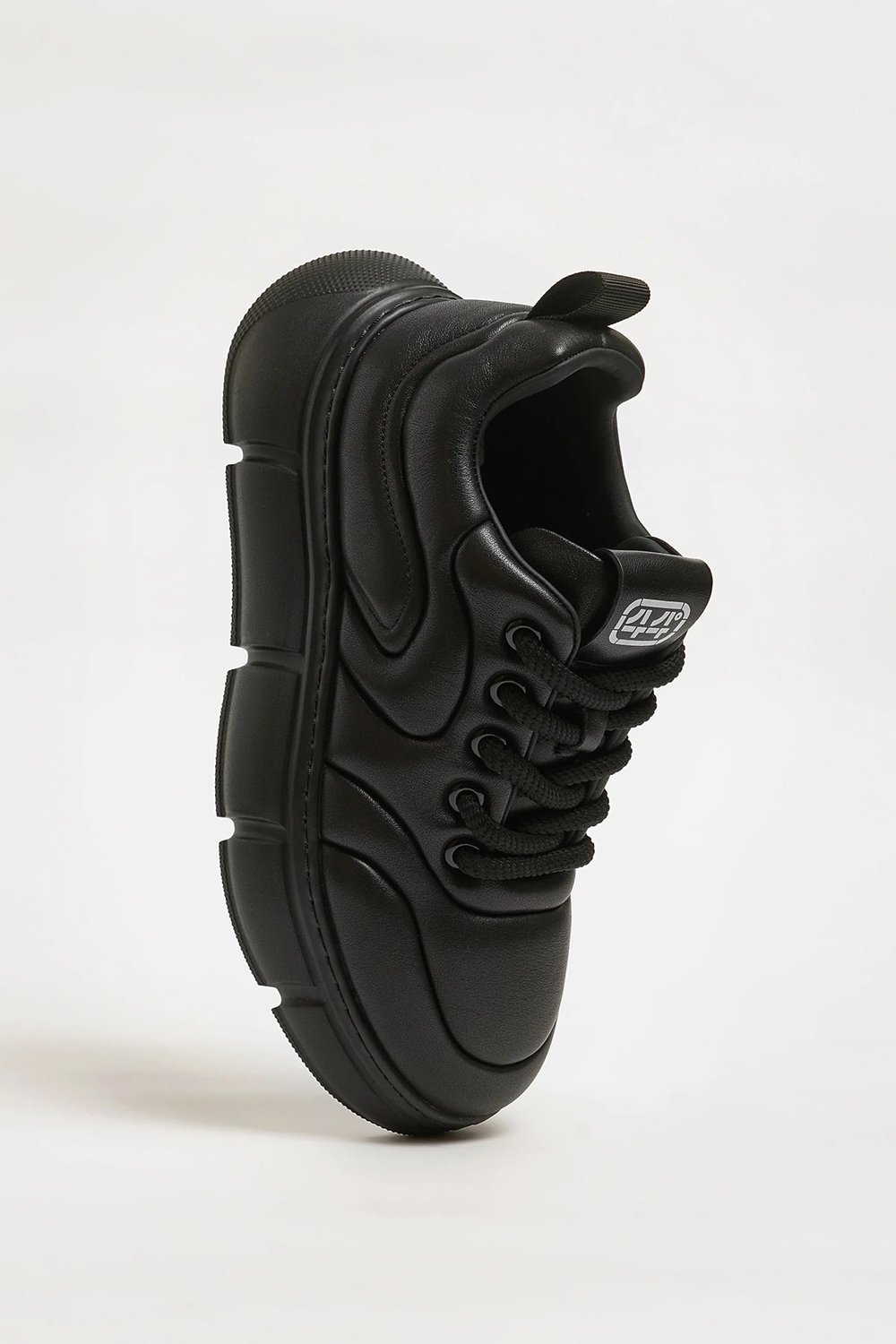 Anderson Model Hakiki Natural Deri İthal Taban Sneaker Ayakkabı - SİYAH