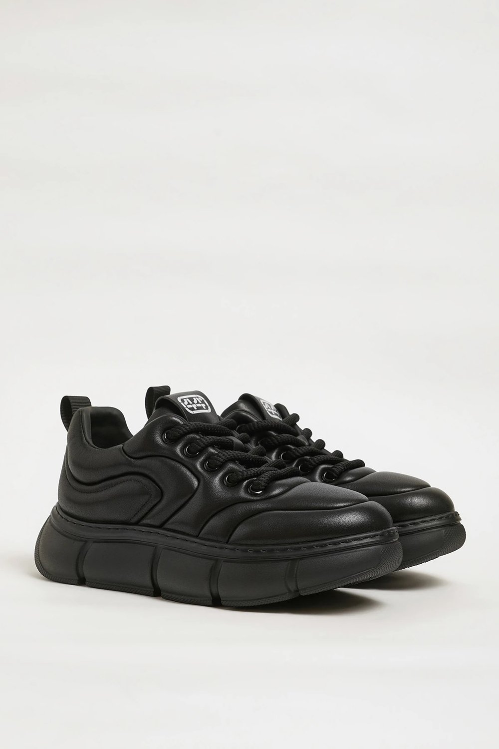 Anderson Model Hakiki Natural Deri İthal Taban Sneaker Ayakkabı - SİYAH