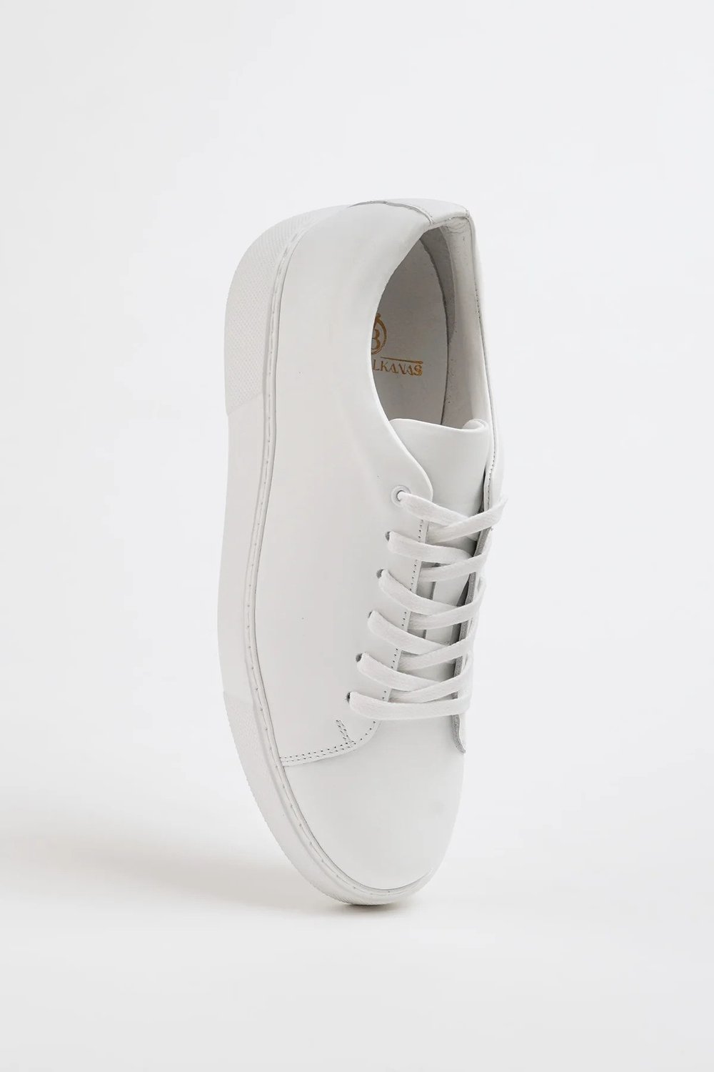 Arean Model Eva Taban Hakiki Deri Sneaker Ayakkabı - BEYAZ