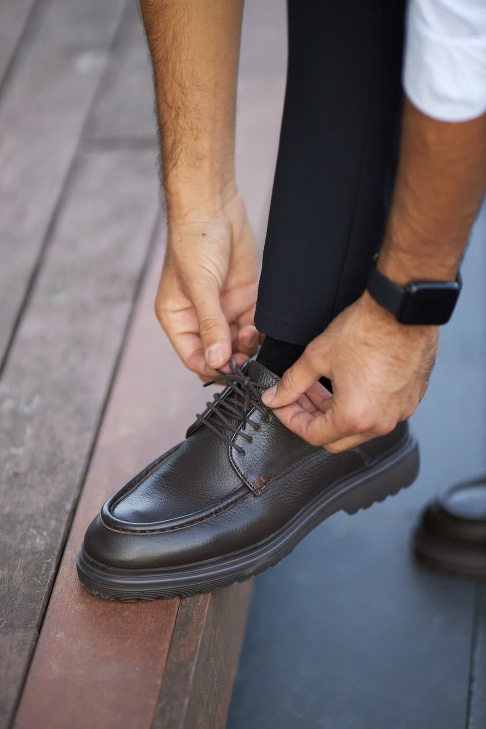 Arthur Model Hakiki Floater Deri Eva Casual Ayakkabı - KAHVERENGİ