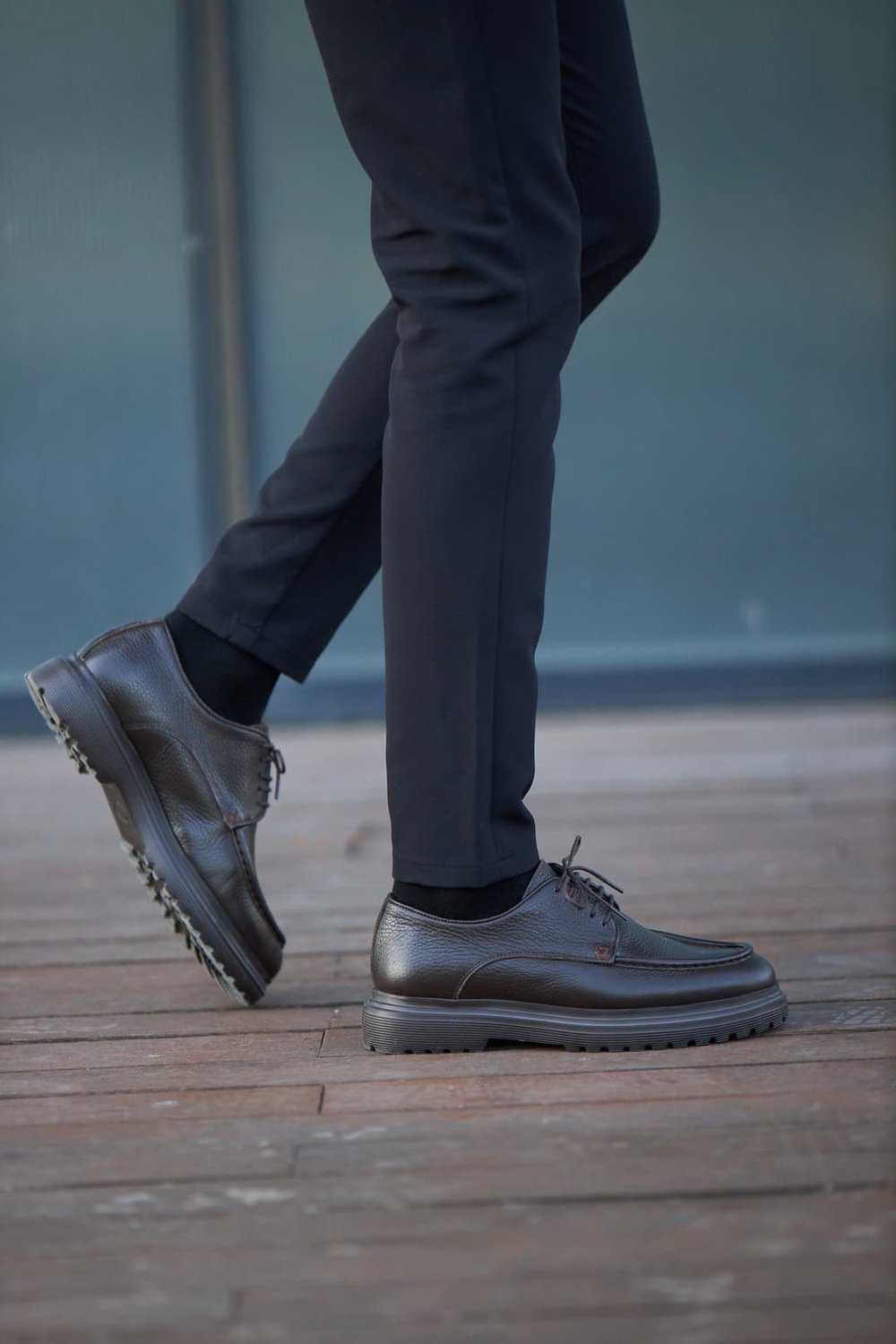 Arthur Model Hakiki Floater Deri Eva Casual Ayakkabı - KAHVERENGİ
