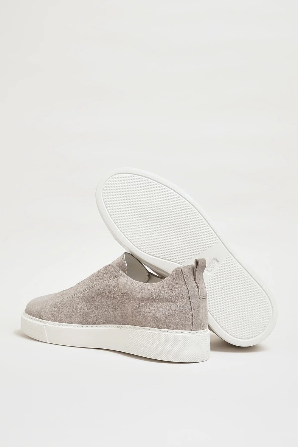 Eva Taban Süet Deri Sneaker Ayakkabı - GRİ