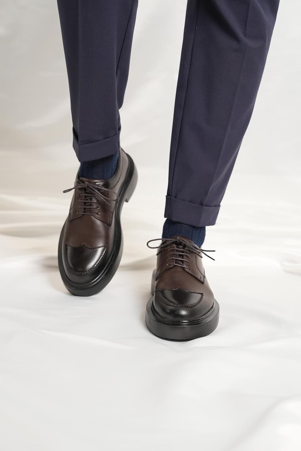 Joyce Model Hakiki Natural Açma Deri Casual Ayakkabı - KAHVERENGİ