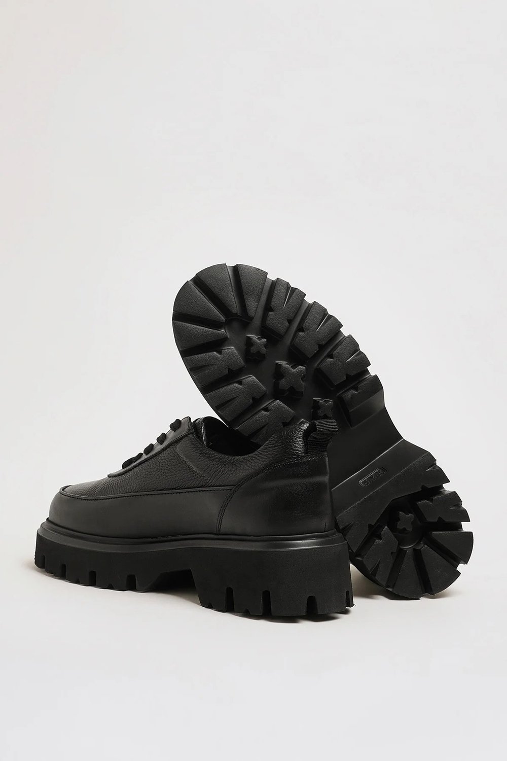 Kahlo V2 Model Hakiki Floater Deri Eva Taban Casual Ayakkabı - SİYAH
