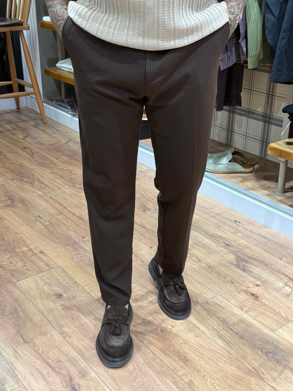 Kahve Premium Kumaş Pantolon