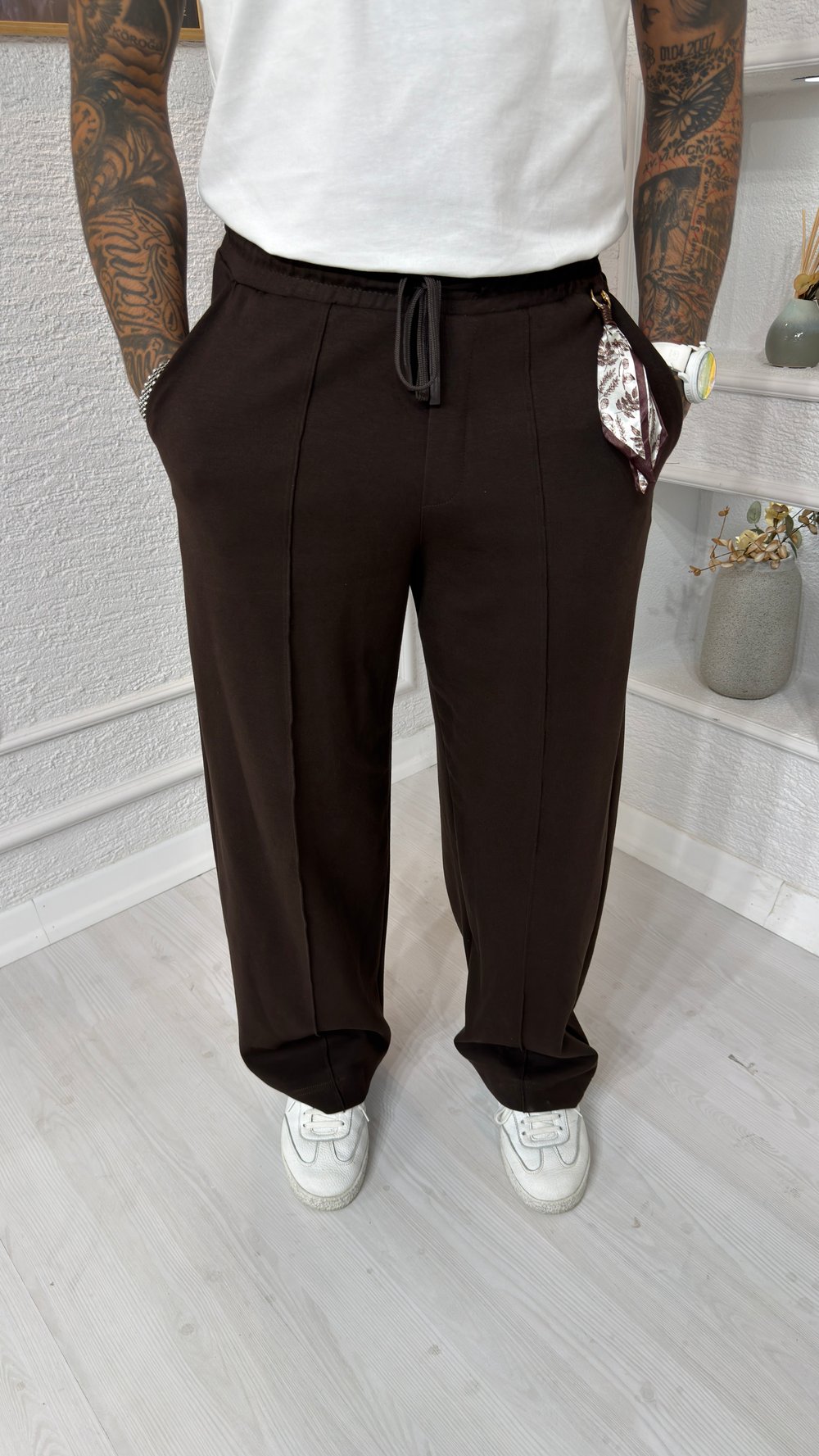 Kahverengi Premium Casual Jogger