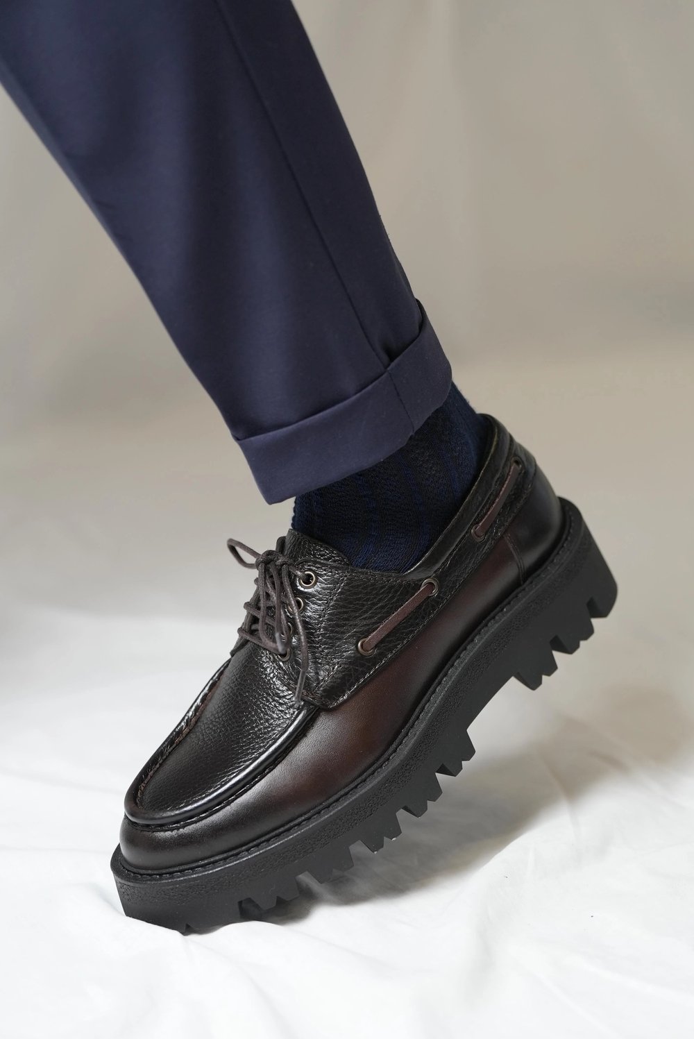 Kevin Model Hakiki Floater Deri Eva Taban Casual Ayakkabı - KAHVERENGİ