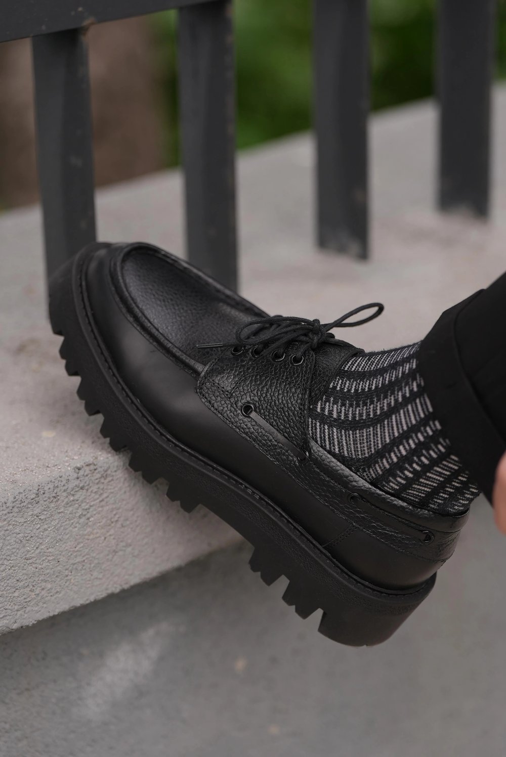 Kevin Model Hakiki Floater Deri Eva Taban Casual Ayakkabı - SİYAH