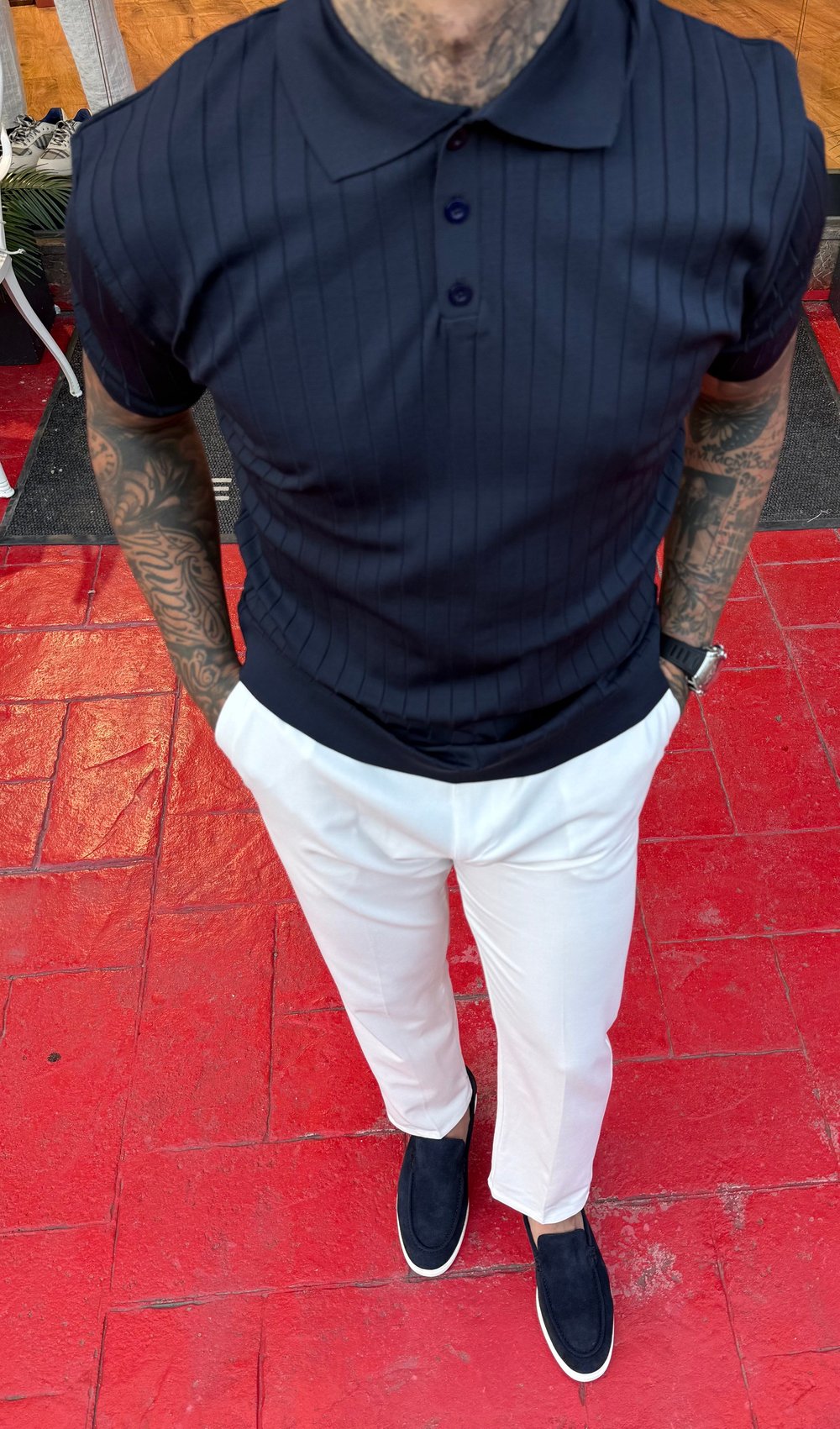 Luxury Lacivert Polo Yaka