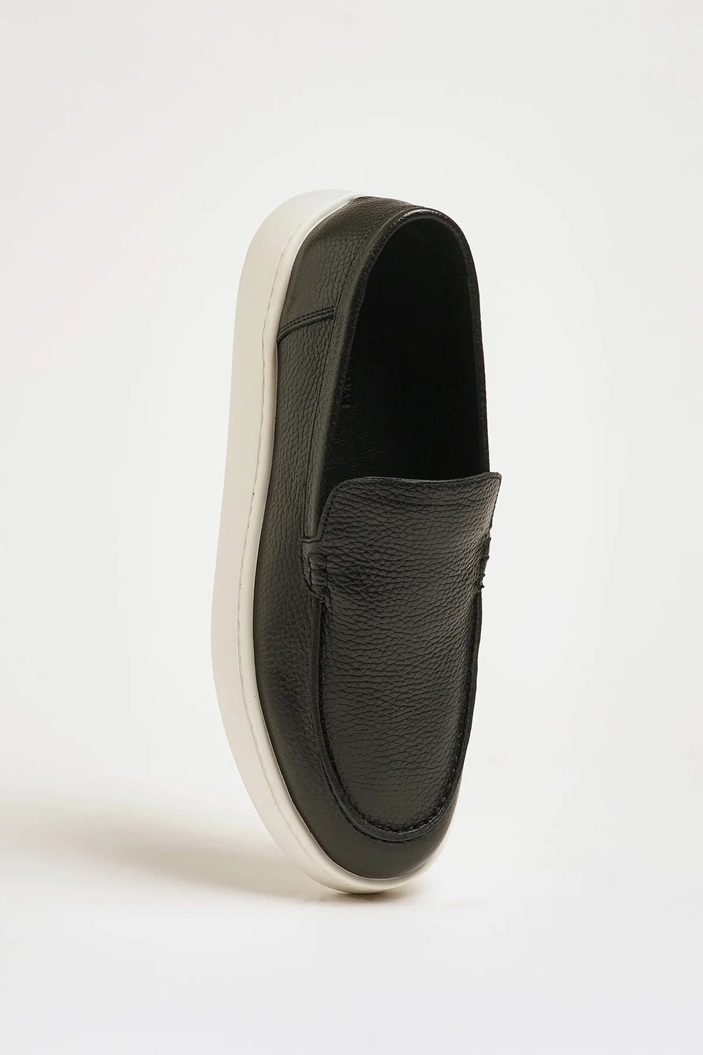 Mane V2 Model Hakiki Floater Deri Eva Taban Loafer Ayakkabı - SİYAH