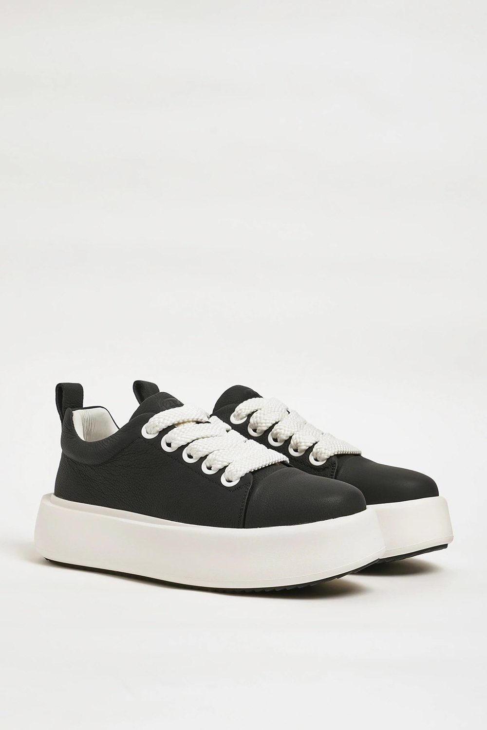 Night Model Hakiki Natural Deri İthal Taban Sneaker Ayakkabı - SİYAH