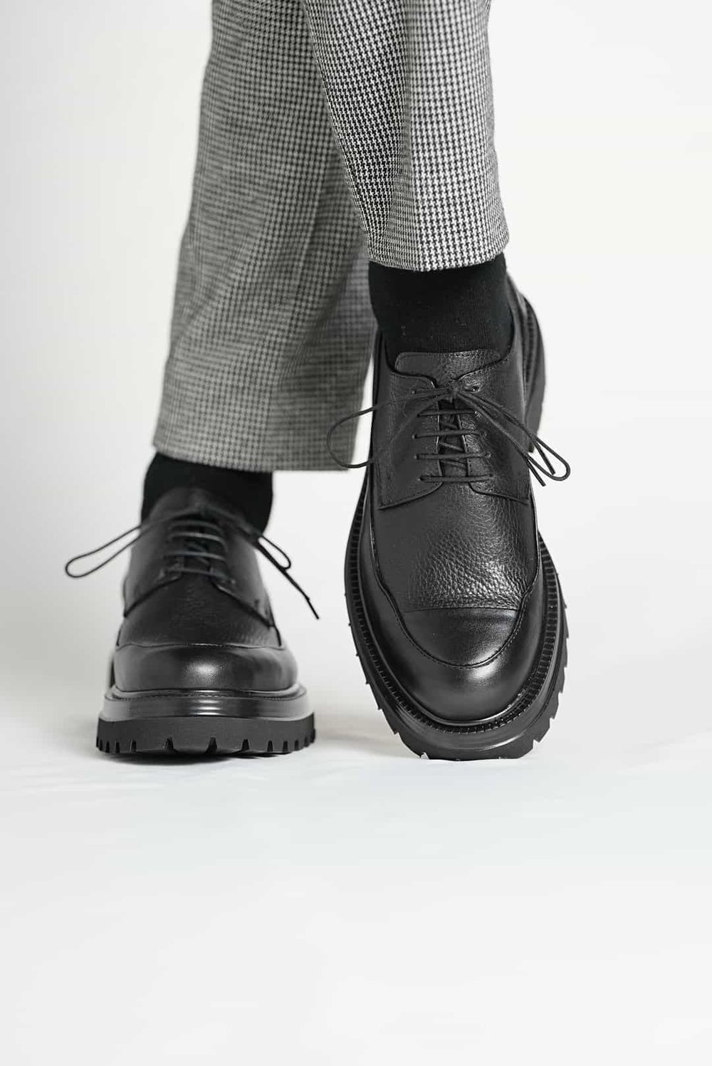 Pierre Model Hakiki Natural Deri Eva Taban Casual Ayakkabı - SİYAH