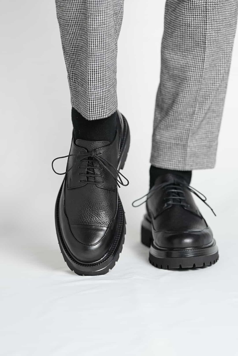 Pierre Model Hakiki Natural Deri Eva Taban Casual Ayakkabı - SİYAH