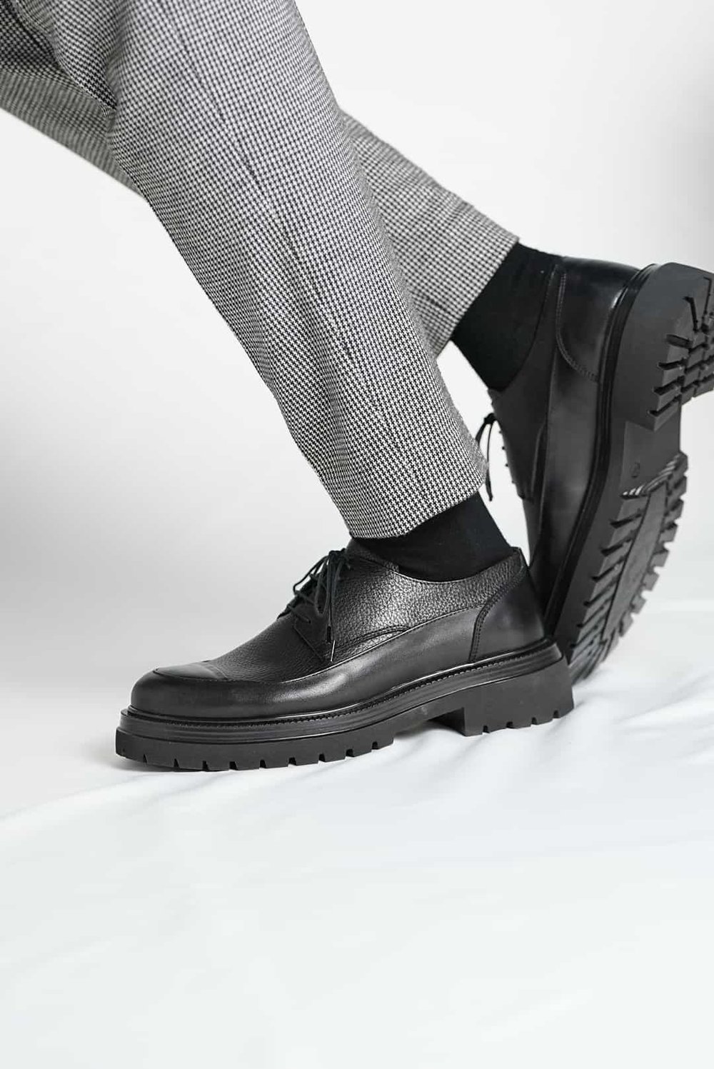 Pierre Model Hakiki Natural Deri Eva Taban Casual Ayakkabı - SİYAH